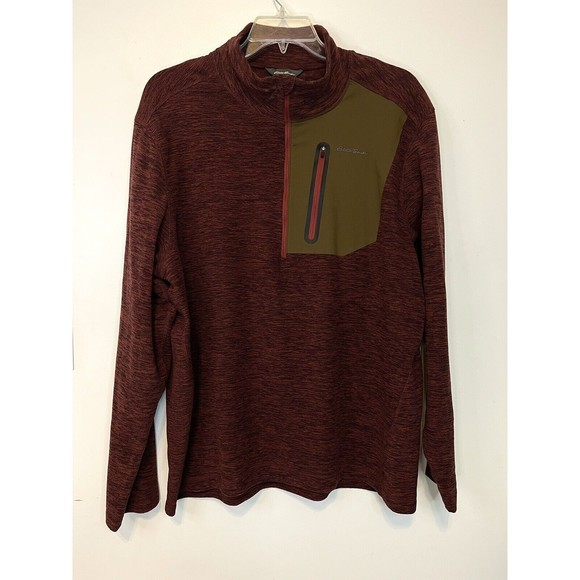 Eddie Bauer Other - Eddie Bauer Sweater Mens X Large 1/4 Zip Fleece Pullover